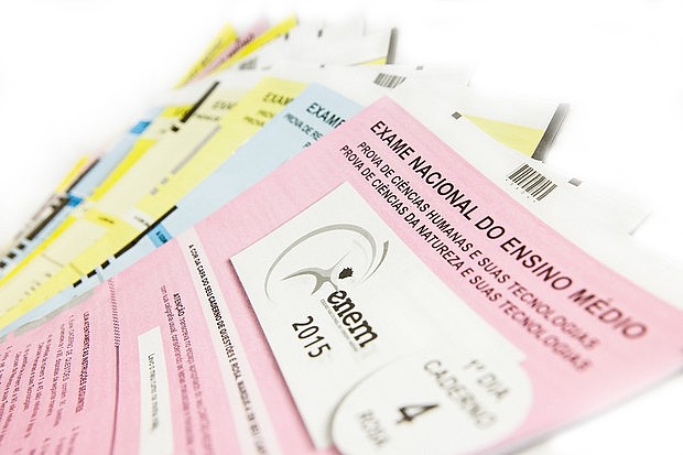 Provas do Enem 2015. Foto: Fábio Tito.